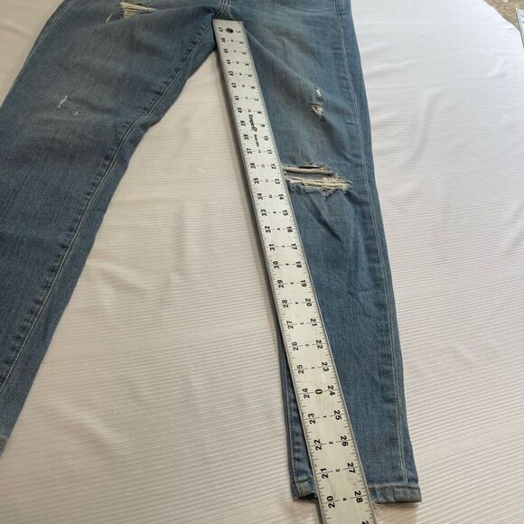 Joe’s Jeans Atlantic Destroyed Distressed Skinny Ankle Denim Jeans Size 30 - Picture 6 of 12